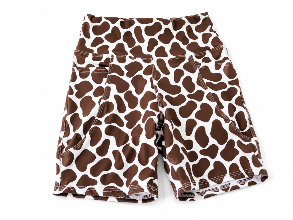 Cow print Adult Biker