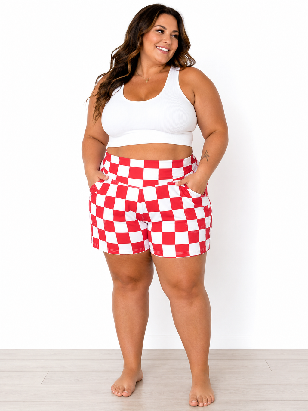 Red Checkered